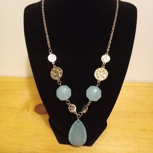 Ocean Blue Stone Necklace